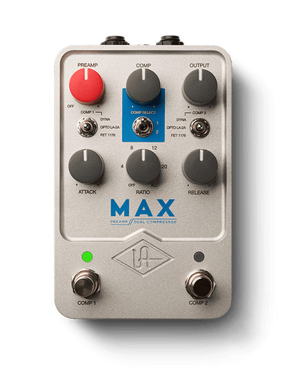 Universal Audio MAX Preamp Dual Compressor Pedal