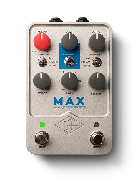 Universal Audio MAX Preamp Dual Compressor Pedal