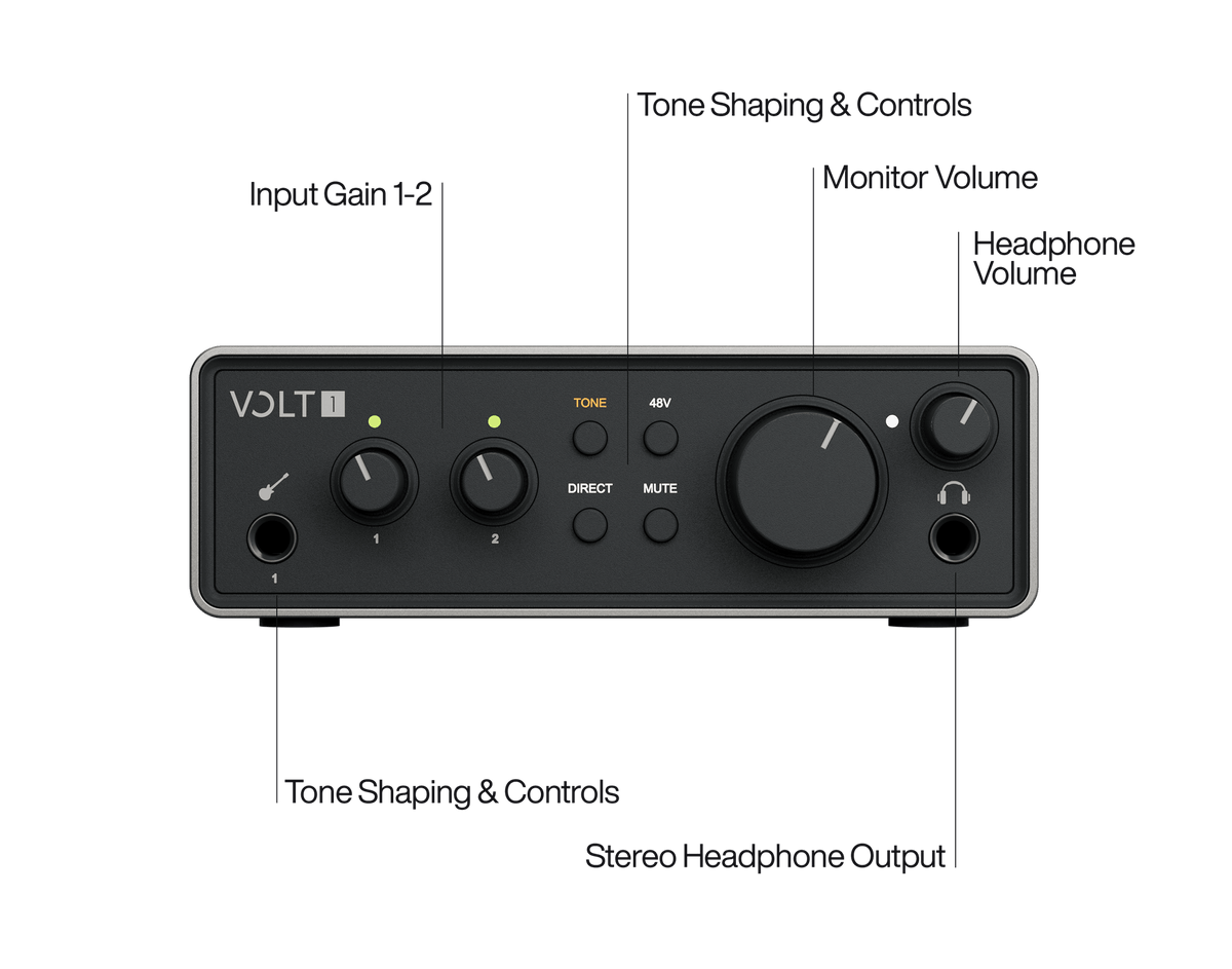 Universal Audio Volt 1 Gen 2 USB Audio Interface